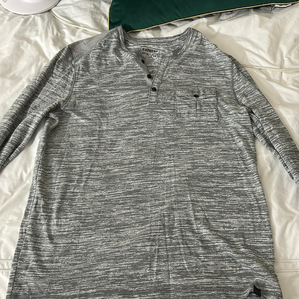 Express long sleeve Henley